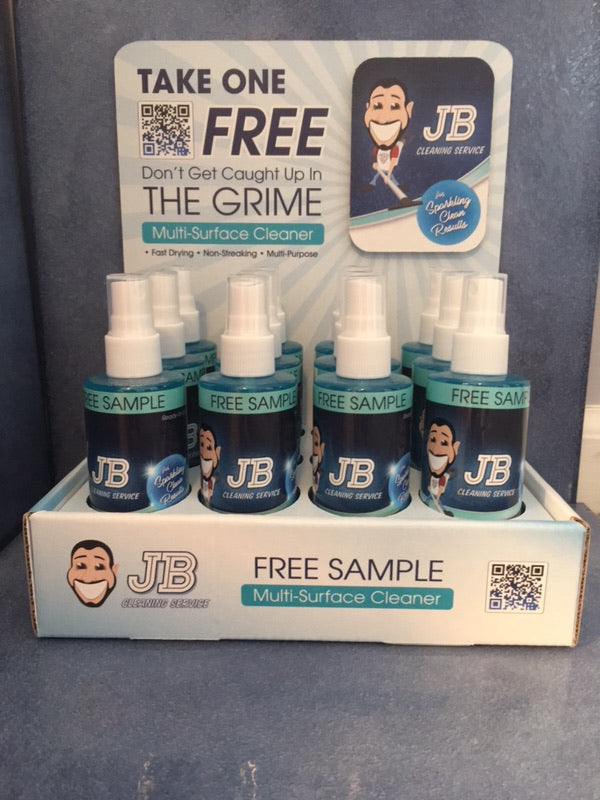 Request a FREE SAMPLE Of Don't Get Caught Up In The Grime Multi-Surface Cleaner