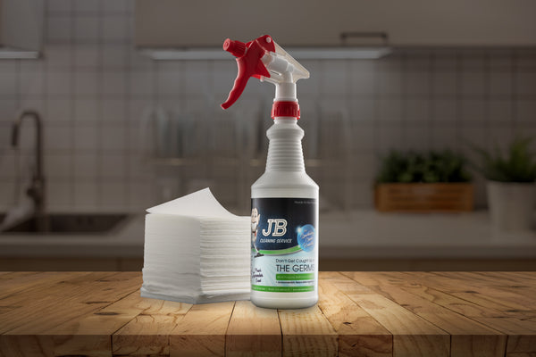 Bundle - Don't Get Caught Up In The Germs Multi-Surface Bathroom Cleaner with Accessories